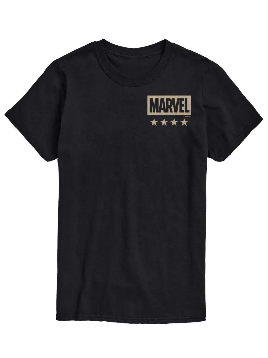 Футболка с коротким рукавом и принтом Captain America Flag AIRWAVES — изображение 1 из 3, черный