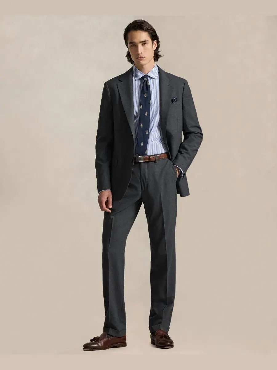 Брюки классические из шерстяного твила с эластаном Polo Ralph Lauren — 2