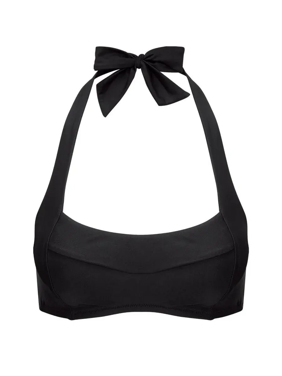 Верх от купальника Perry Swimwear больших размеров Adore Me — изображение 3 из 4, черный
