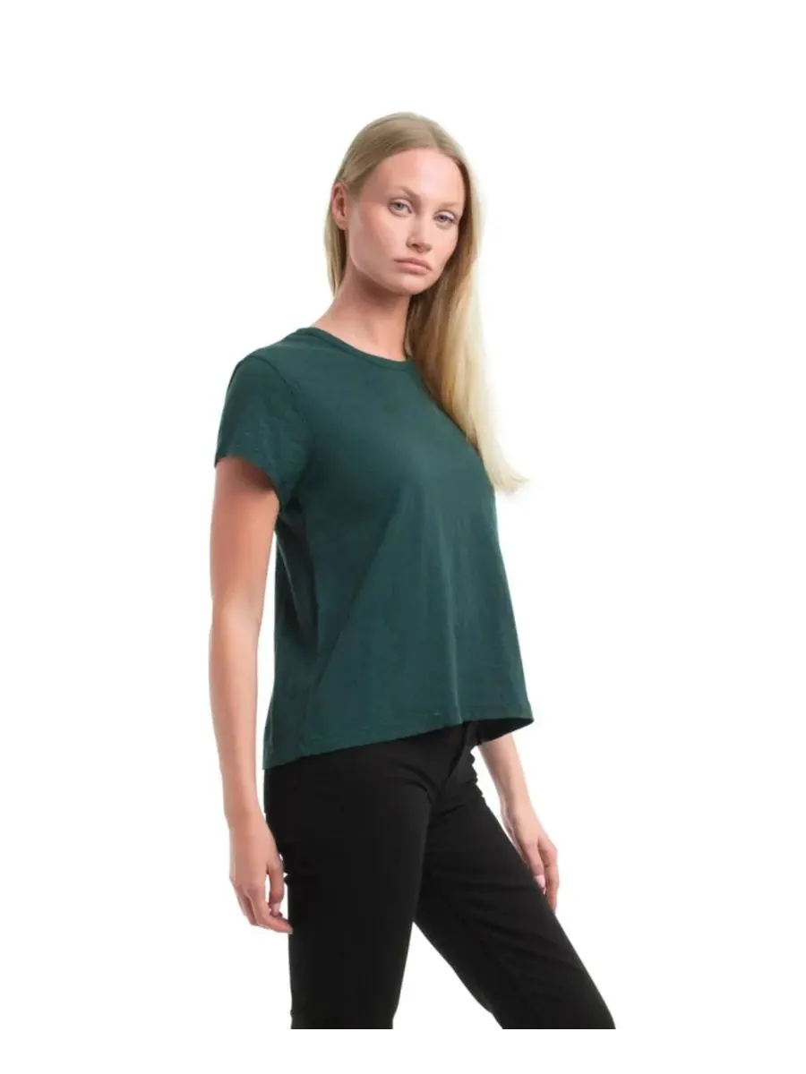 Женская детская футболка с круглым вырезом WILT Clothing, темно-sea — изображение 2 из 4, темно-синий