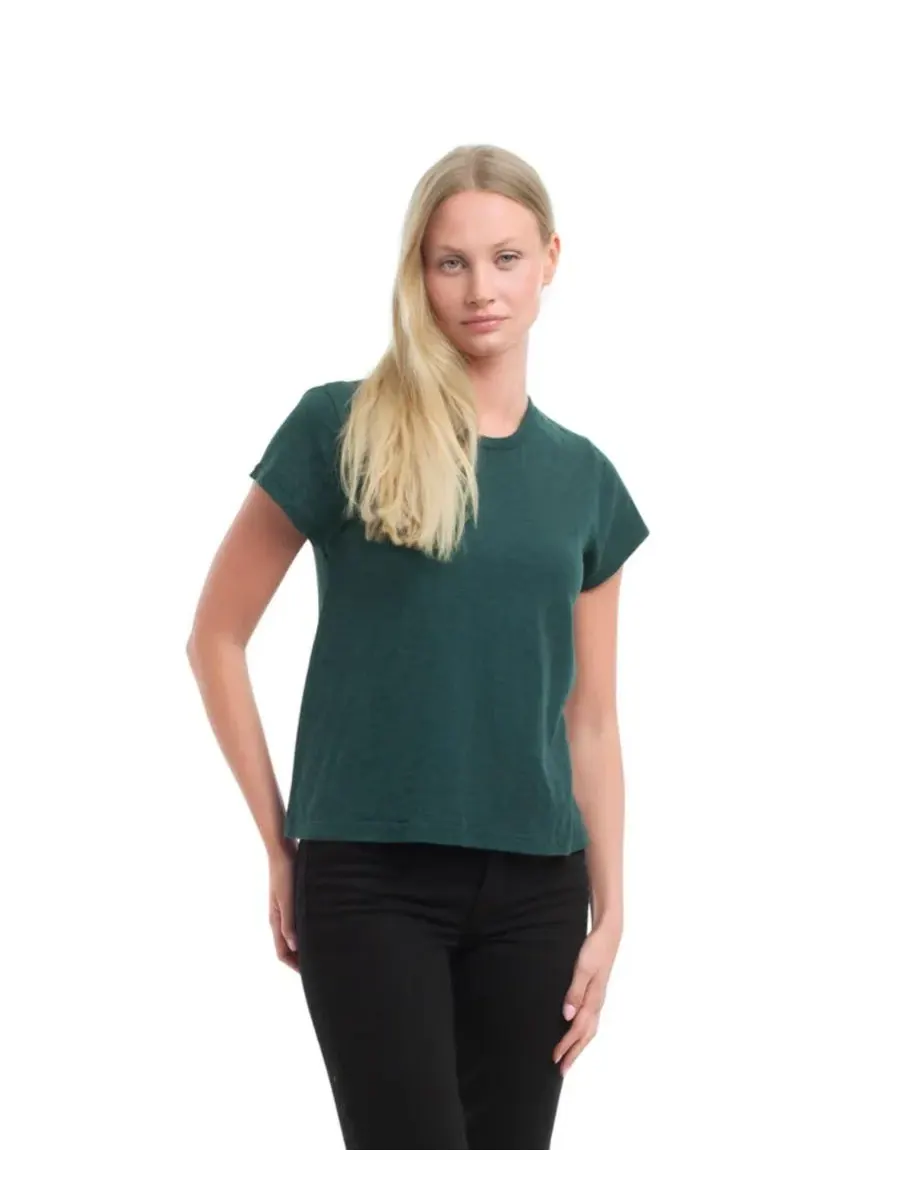 Женская детская футболка с круглым вырезом WILT Clothing, темно-sea — изображение 3 из 4, темно-синий