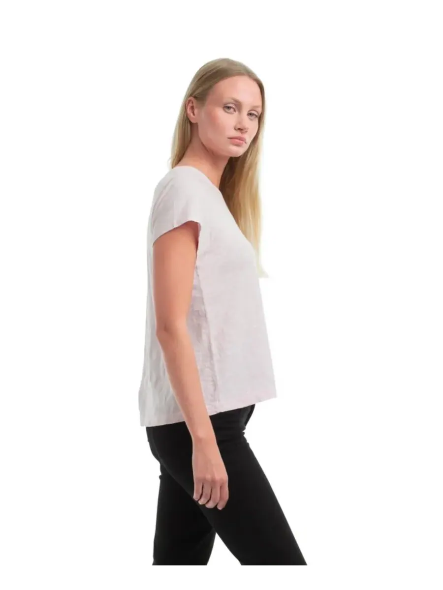 Женская детская футболка с круглым вырезом WILT Clothing — изображение 3 из 4, розовый