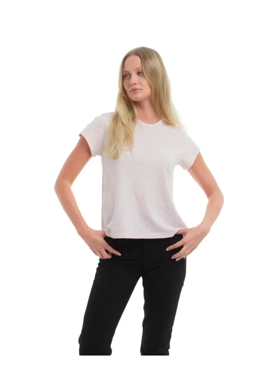 Женская детская футболка с круглым вырезом WILT Clothing — изображение 4 из 4, розовый