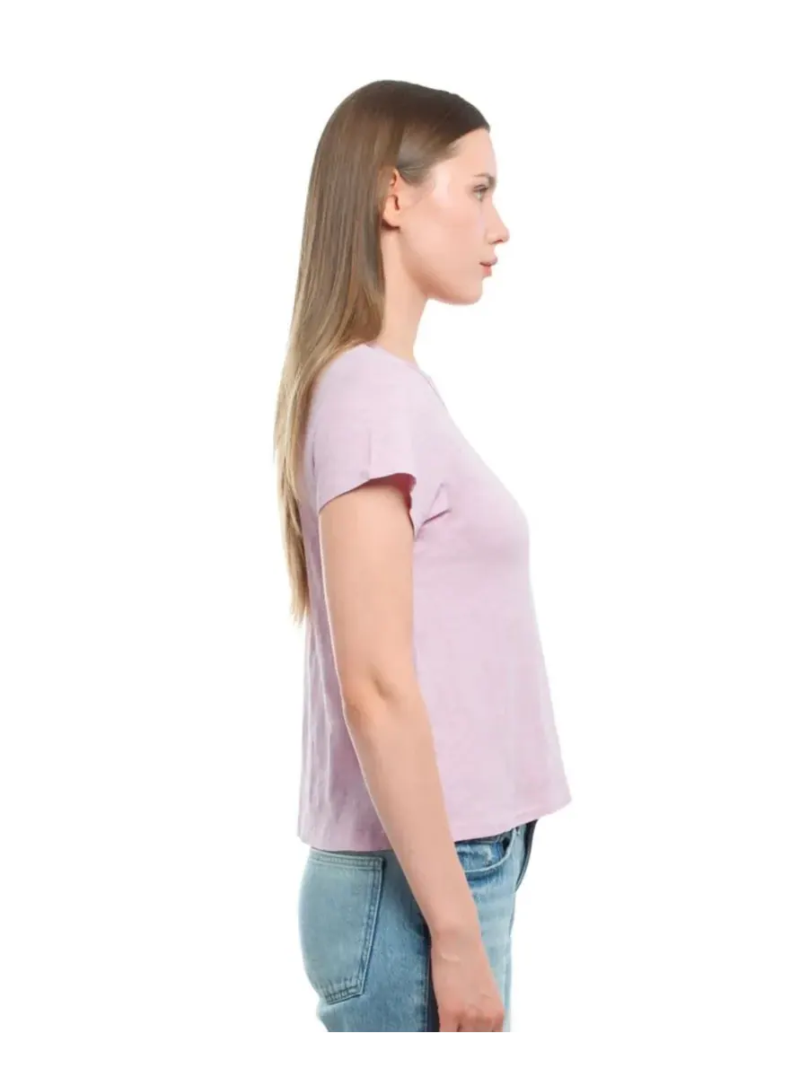 Женская детская футболка с круглым вырезом WILT Clothing — изображение 4 из 4, фиолетовый