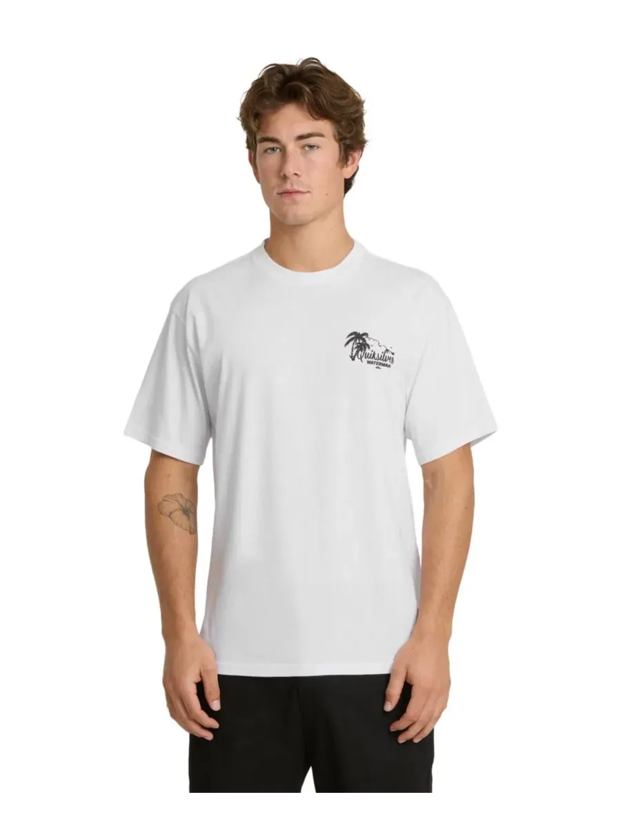 Футболка с принтом Outrigger Quiksilver Waterman — изображение 2 из 3, белый