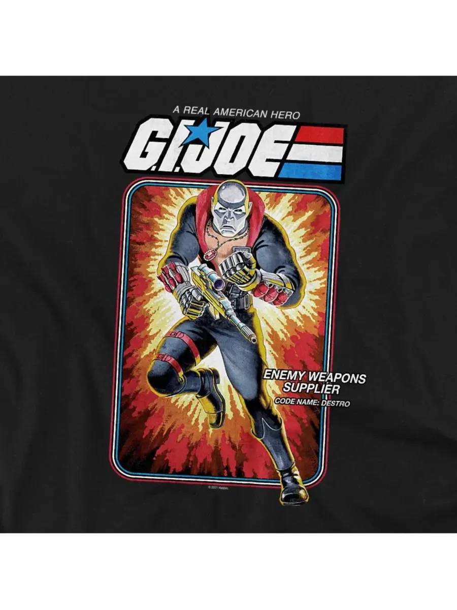 Футболка с принтом Destro G.I. Joe Hasbro+ — изображение 2 из 3, черный