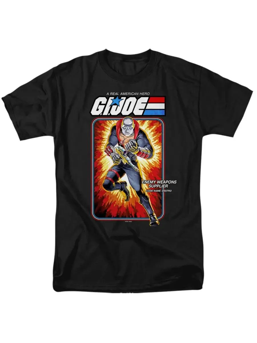 Футболка с принтом G.I. Joe Destro Card Hasbro+ — изображение 1 из 3, приглушенный