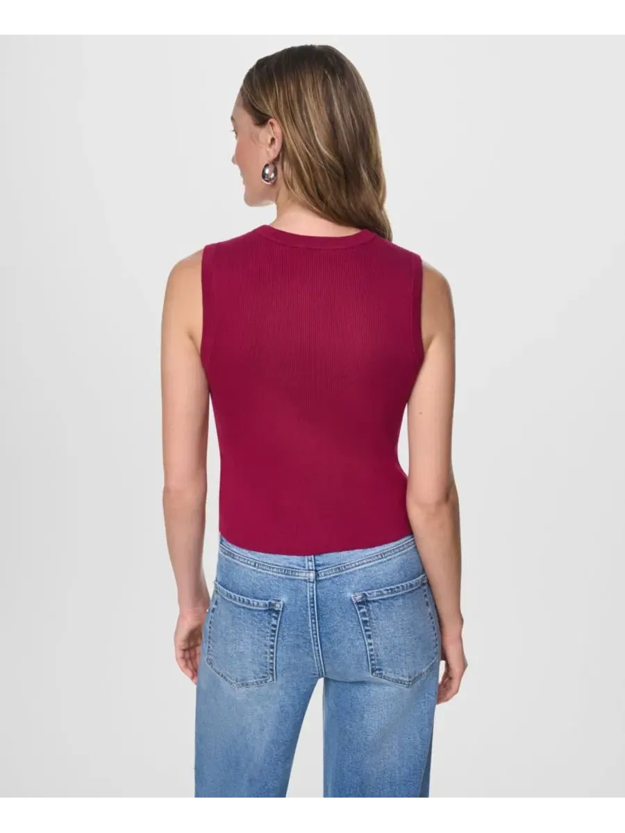 Свитер без рукавов с круглым вырезом, с логотипом DKNY Jeans — изображение 6 из 7, черный