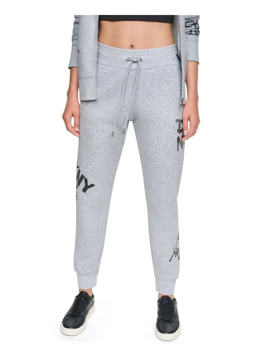 Спортивные брюки-джоггеры с принтом Graffiti Logo DKNY Sport