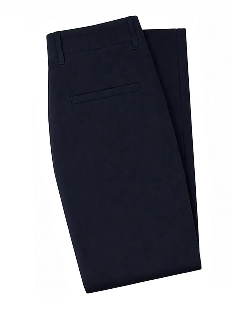 Брюки чинос с зауженным кроем, на резинке, Super Stretch Slim-Fit Blu Rock — изображение 4 из 4, темно-синий