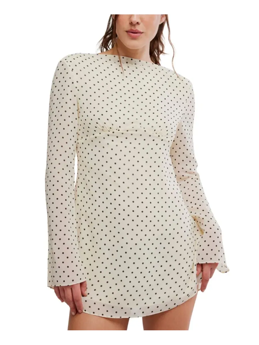 Платье мини с принтом Jolie Boat Neck Printed Free People