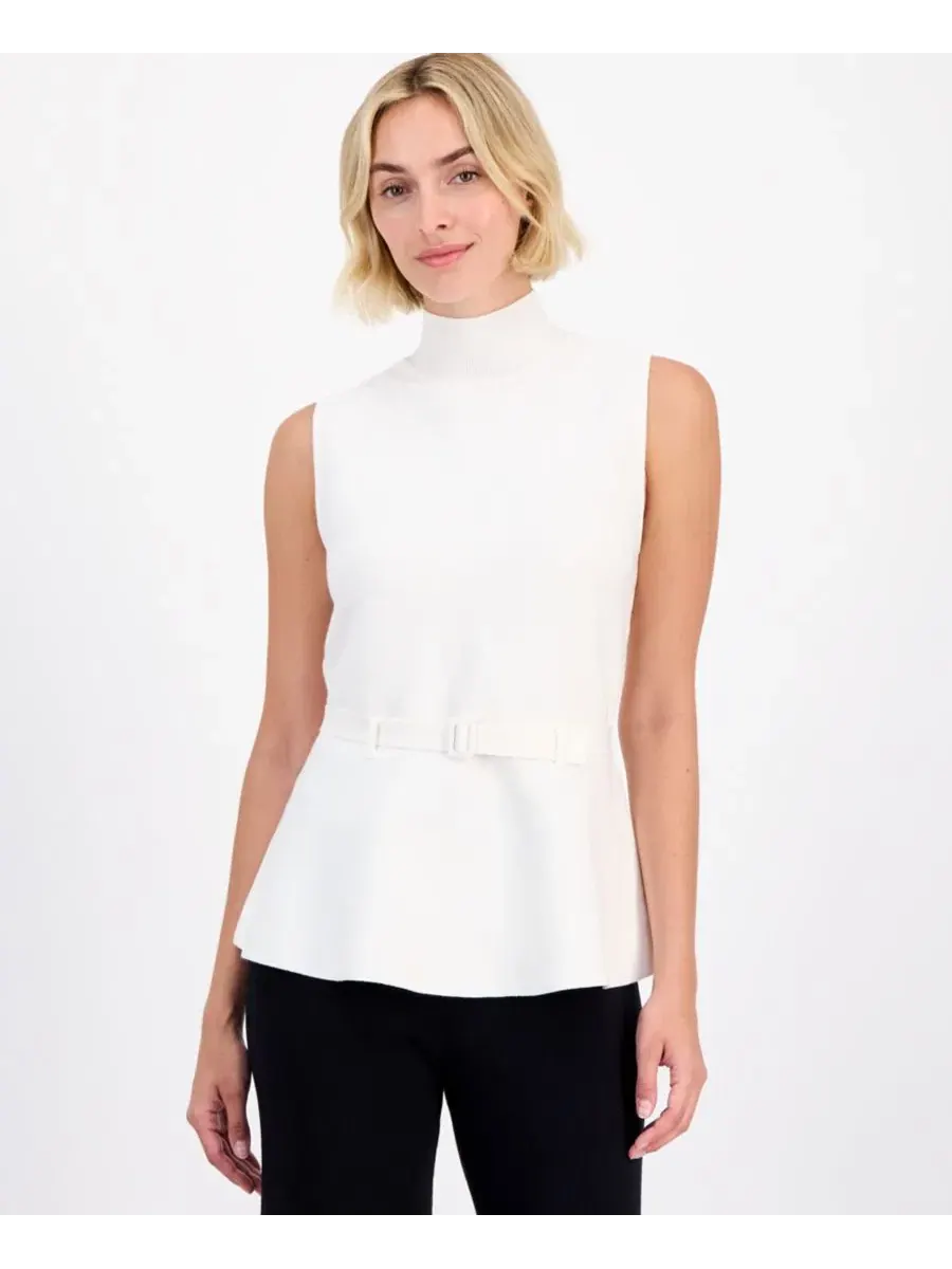 Топ без рукавов с поясом Anne Klein