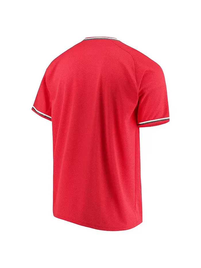 Мужская бейсбольная джерси Texas Tech Red Raiders Performance Replica Under Armour — изображение 2 из 3, красный