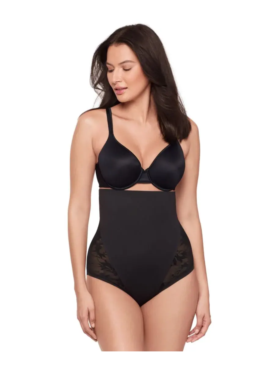Женские корректирующие трусики с высокой талией Modern Romance 2475 Miraclesuit — изображение 2 из 6, черный