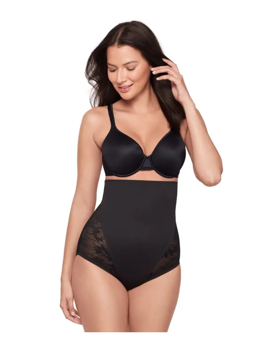 Женские корректирующие трусики с высокой талией Modern Romance 2475 Miraclesuit — изображение 3 из 6, черный