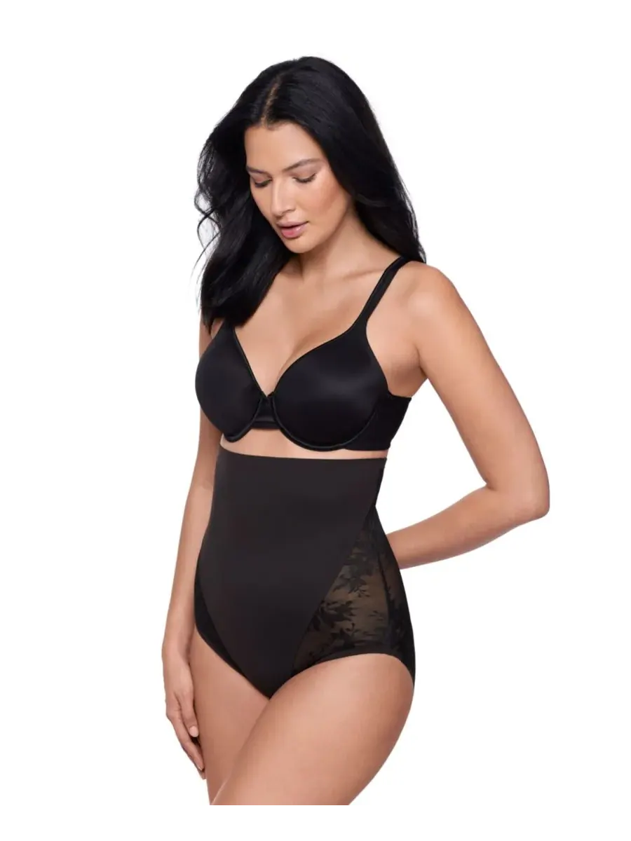 Женские корректирующие трусики с высокой талией Modern Romance 2475 Miraclesuit — изображение 4 из 6, черный