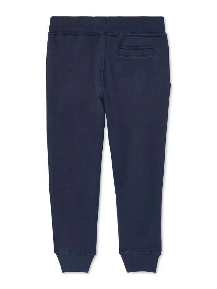 Джоггеры из хлопкового флиса для малышей и маленьких мальчиков Polo Ralph Lauren — изображение 2 из 3, стриженый