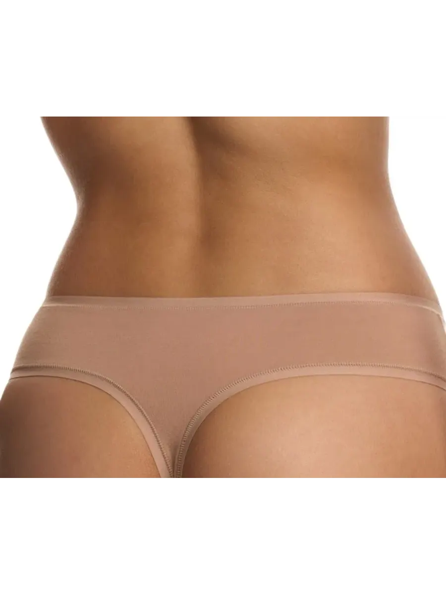 Женские хлопковые стринги Bliss Bare Natori — изображение 3 из 3, пергаментный