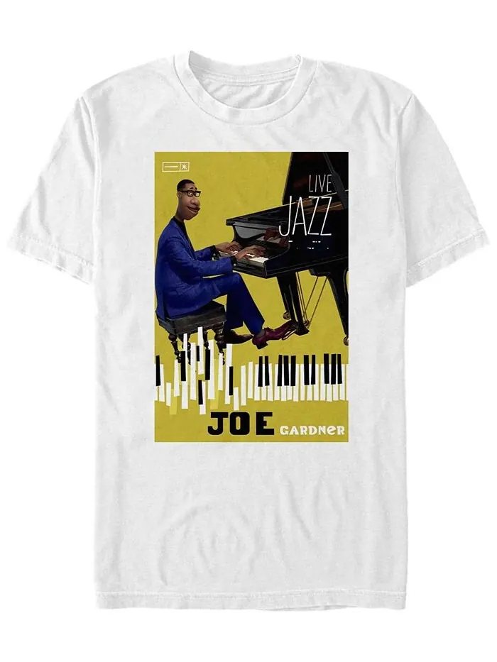 Мужская футболка с коротким рукавом Soul Joe Piano Fifth Sun — изображение 1 из 1, белый