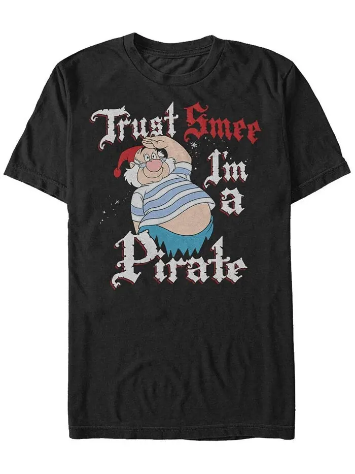 Мужская футболка Disney Peter Pan Trust SMEE I’m A Pirate Salute с короткими рукавами Fifth Sun — изображение 1 из 1, черный