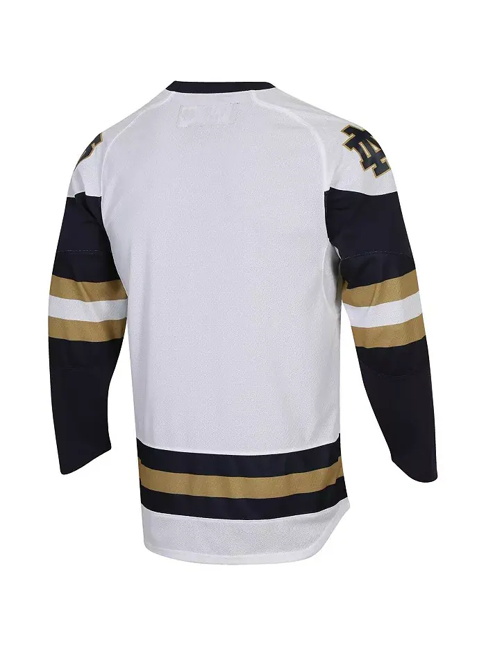 Мужская хоккейная реплика футболки Notre Dame Fighting Irish UA Under Armour — изображение 2 из 3, белый