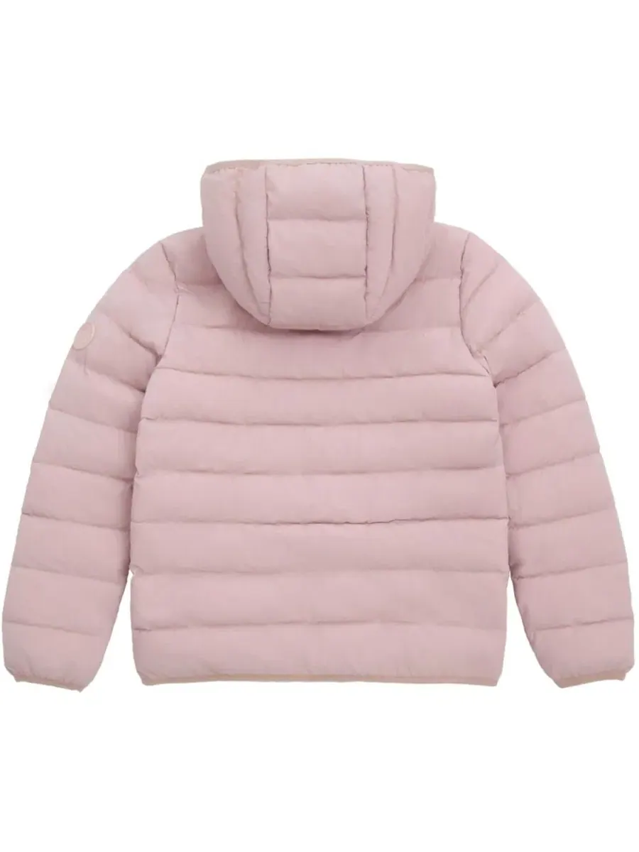 Куртка-пуховик с капюшоном Hudson Lightweight Hooded Puffer Jacket Rokka&Rolla — изображение 7 из 11, розовый