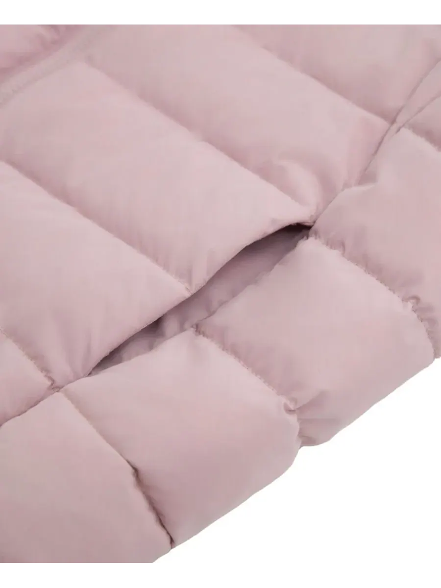 Куртка-пуховик с капюшоном Hudson Lightweight Hooded Puffer Jacket Rokka&Rolla — изображение 10 из 11, розовый