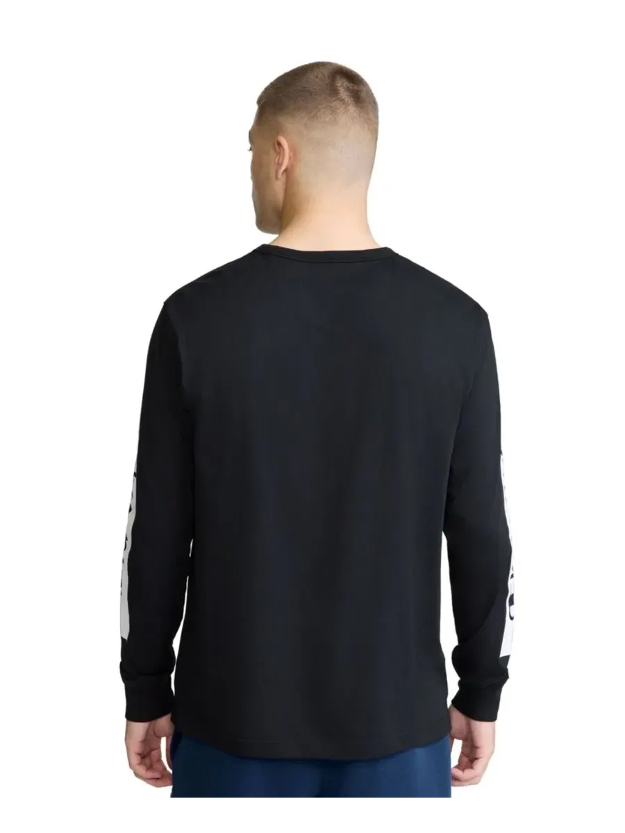 Футболка с длинным рукавом с принтом Champion Men's Medallion Graphic — изображение 4 из 4, черный