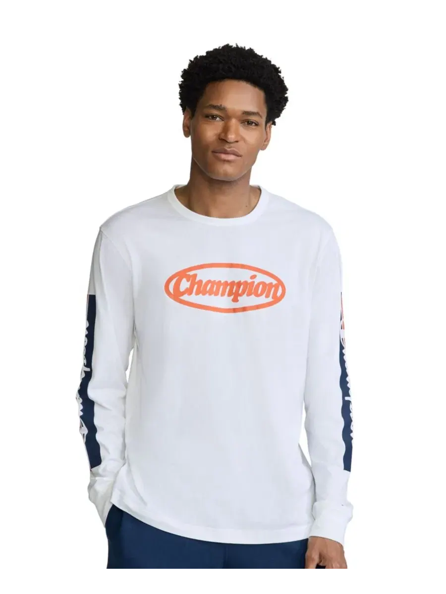 Футболка с длинным рукавом с принтом Medallion Graphic Champion