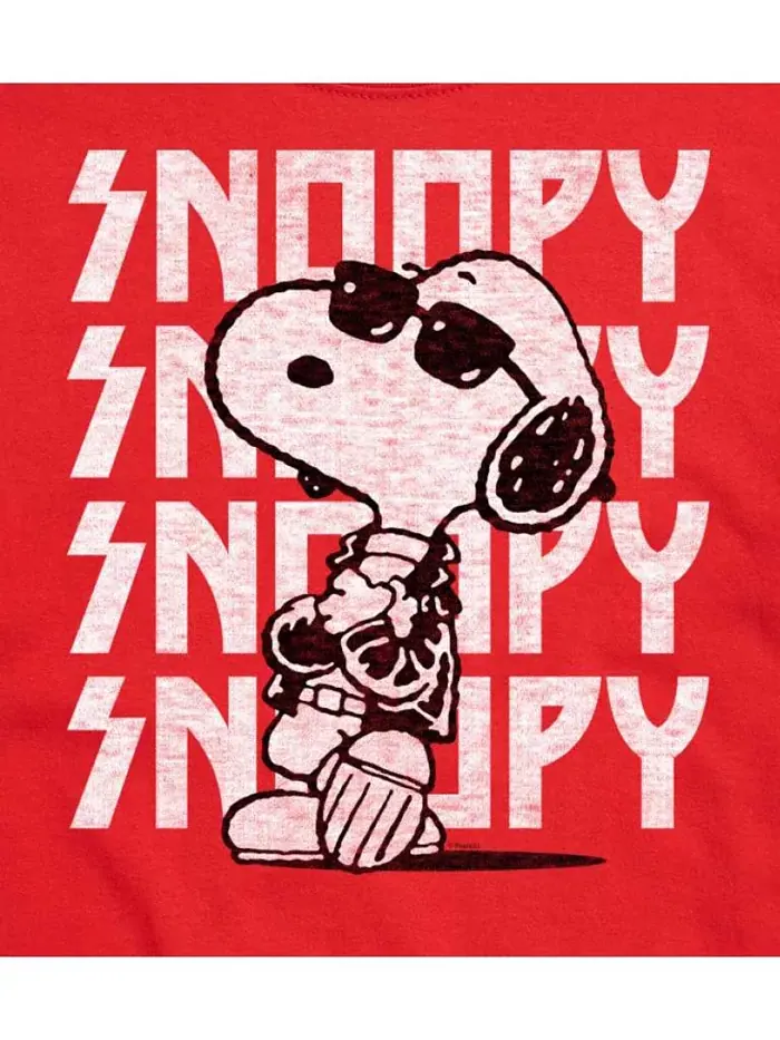 Футболка мужская с коротким рукавом Hybrid Apparel Snoopy Rock Name Repeat AIRWAVES — изображение 7 из 8, зеленый