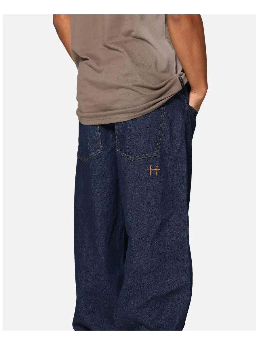 Мужские джинсы Amplus Selvedge с подворотами SAINT MORTA — изображение 4 из 7, нет цвета