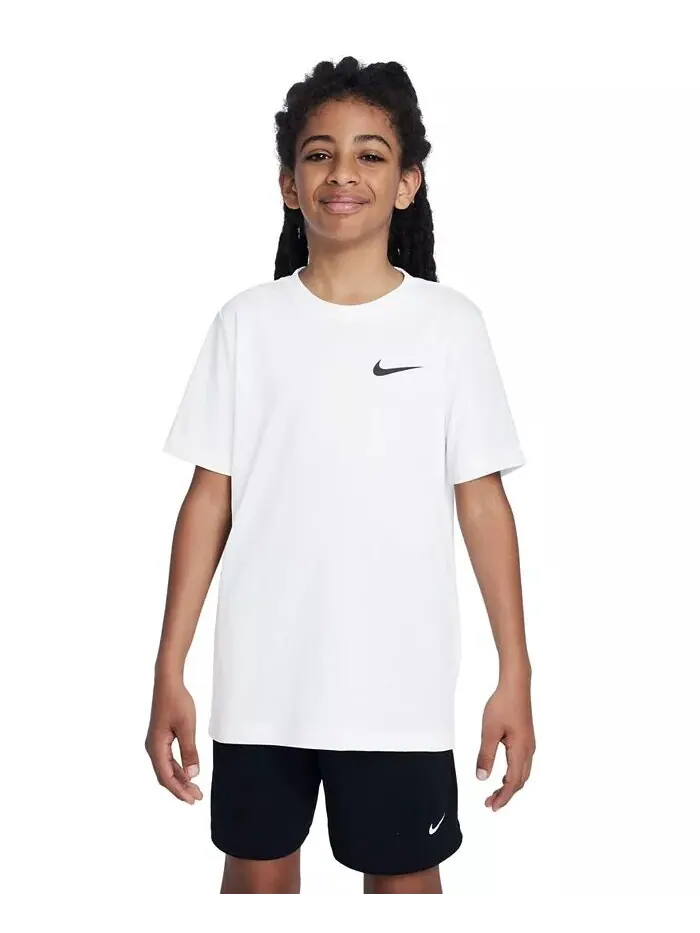 Футболка с логотипом Big Kids Legend Dri-FIT Nike — изображение 1 из 5, белый
