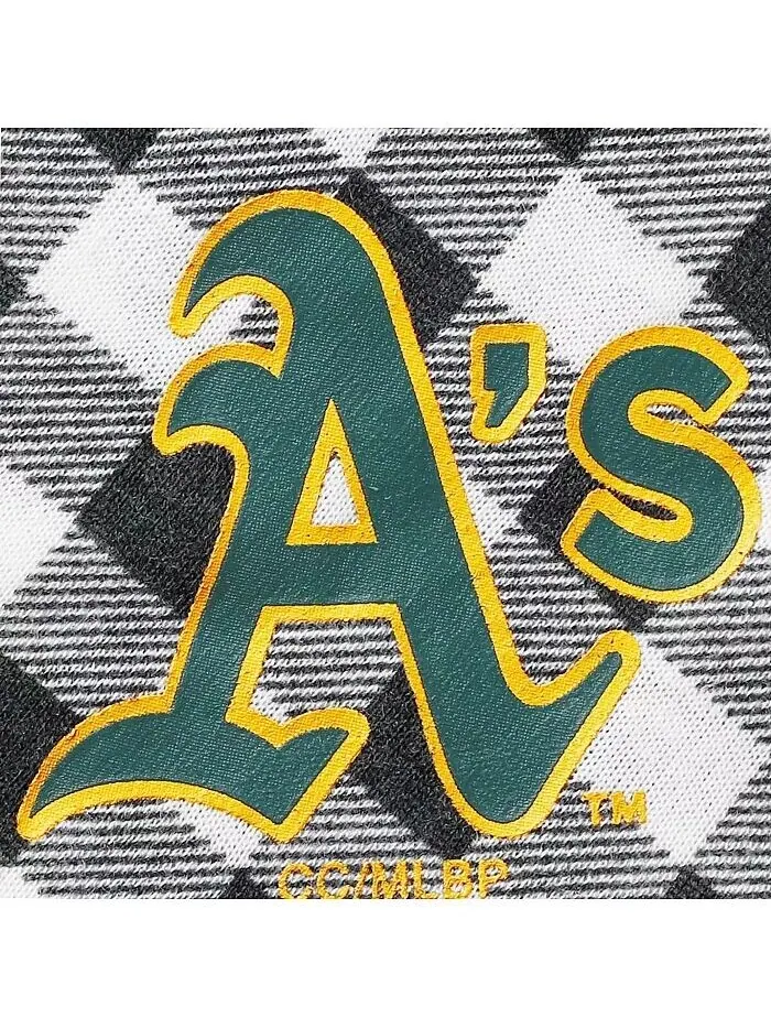 Женская темно-серая ночная рубашка с длинным рукавом Oakland Athletics Wanderer на пуговицах — изображение 4 из 4