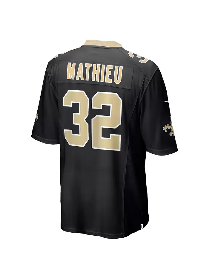 Футболка New Orleans Saints с именем Tyrann Mathieu для подростков Nike — изображение 3 из 5, черный