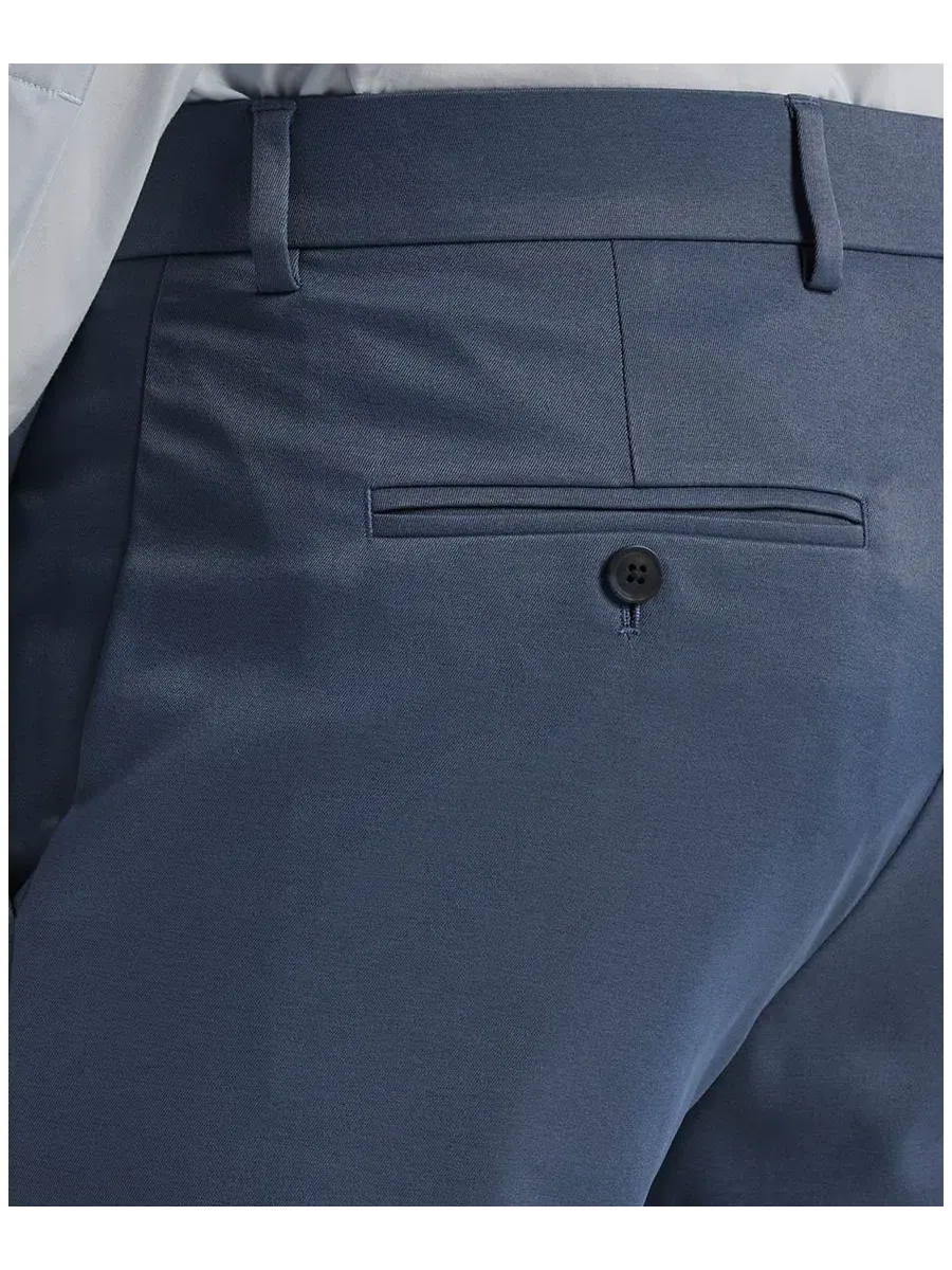 Брюки классические прямого кроя Perry Ellis Portfolio — изображение 4 из 6, винтажный индиго