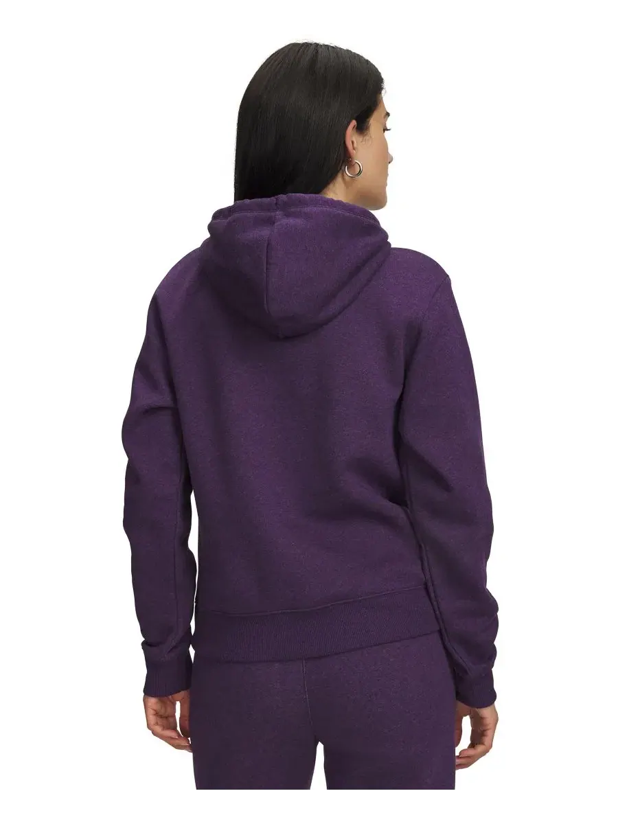 Худи женское с капюшоном Rival Fleece Pul-On Hoodie Under Armour — изображение 3 из 3, фиолетовый светлый