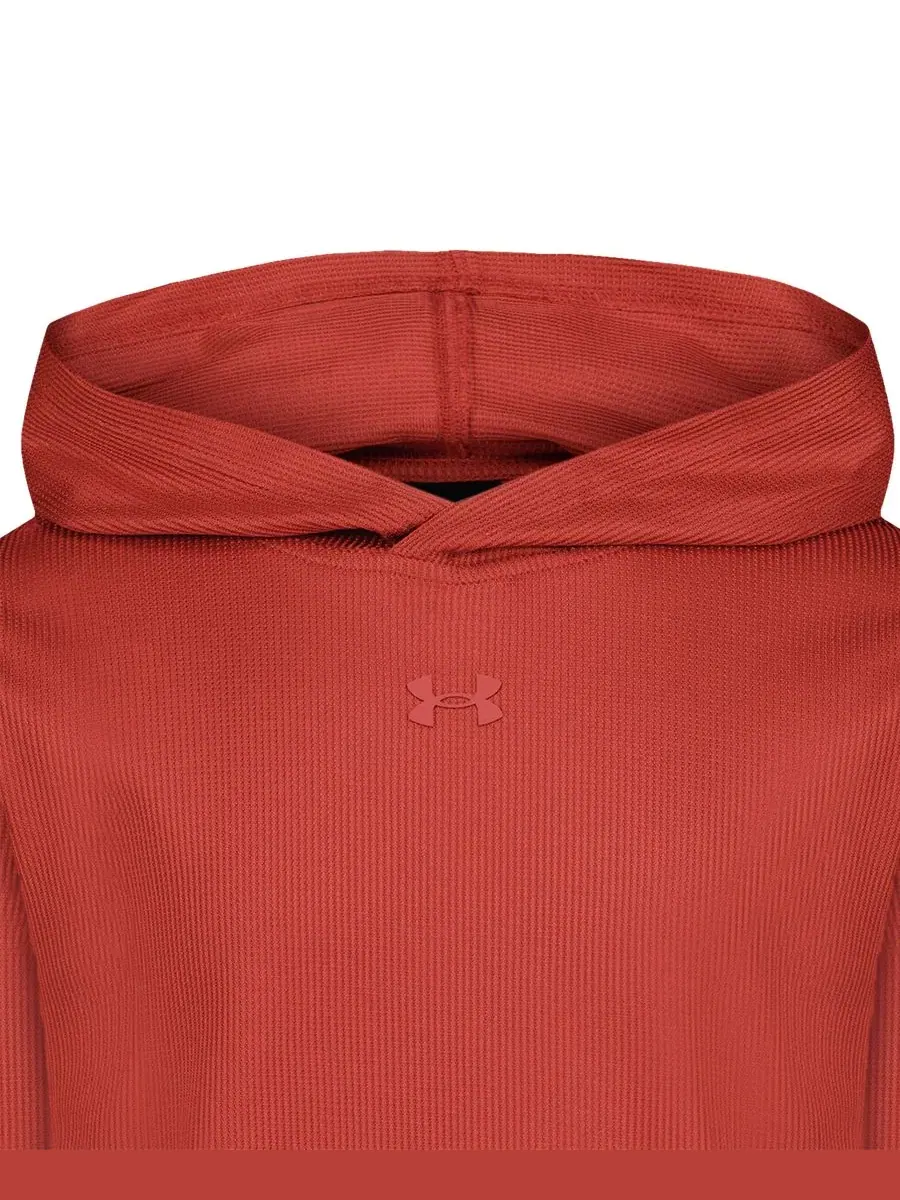 Худи активное с текстурой Heritage Red Under Armour — изображение 4 из 5, красный
