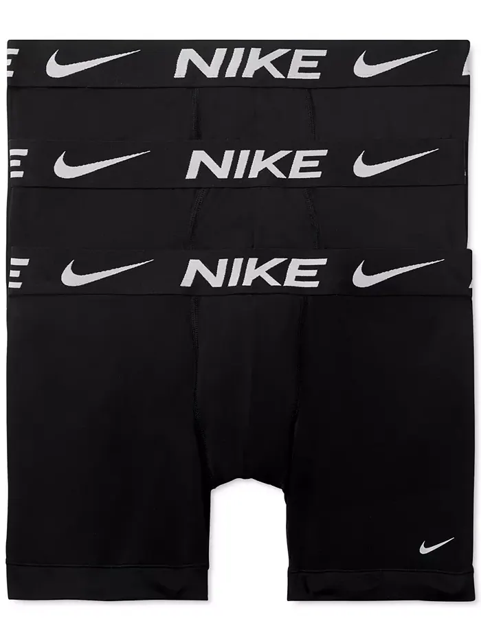 Мужские боксеры DRI-Fit Essential Micro, 3 шт Nike — изображение 1 из 4, черный