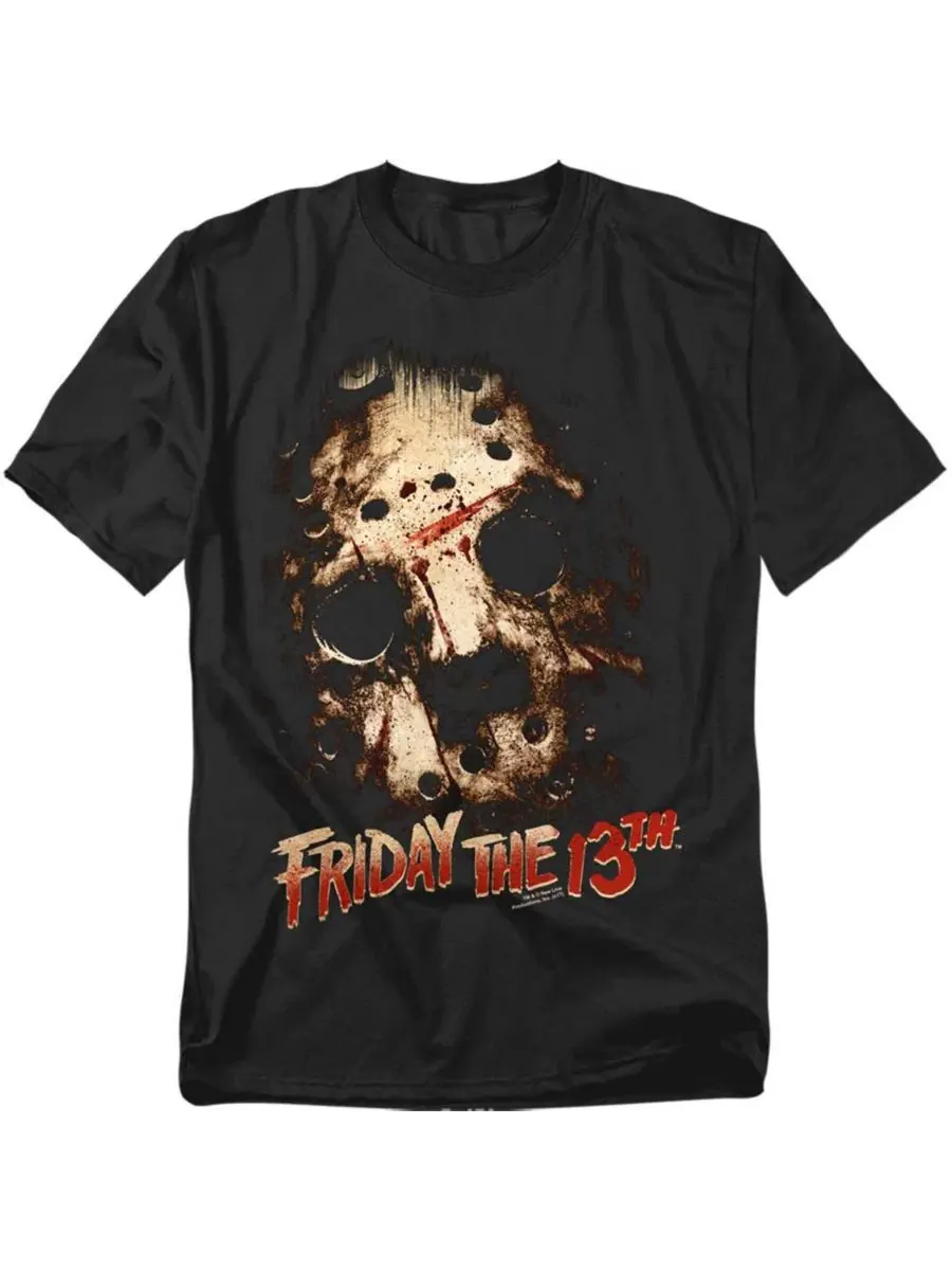 Футболка с принтом Jason Mask Friday The 13th — изображение 1 из 3, черный