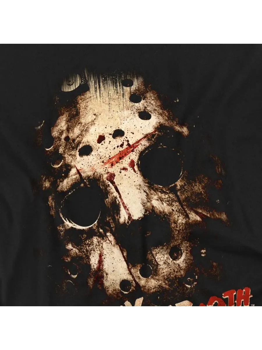Футболка с принтом Jason Mask Friday The 13th — изображение 2 из 3, черный