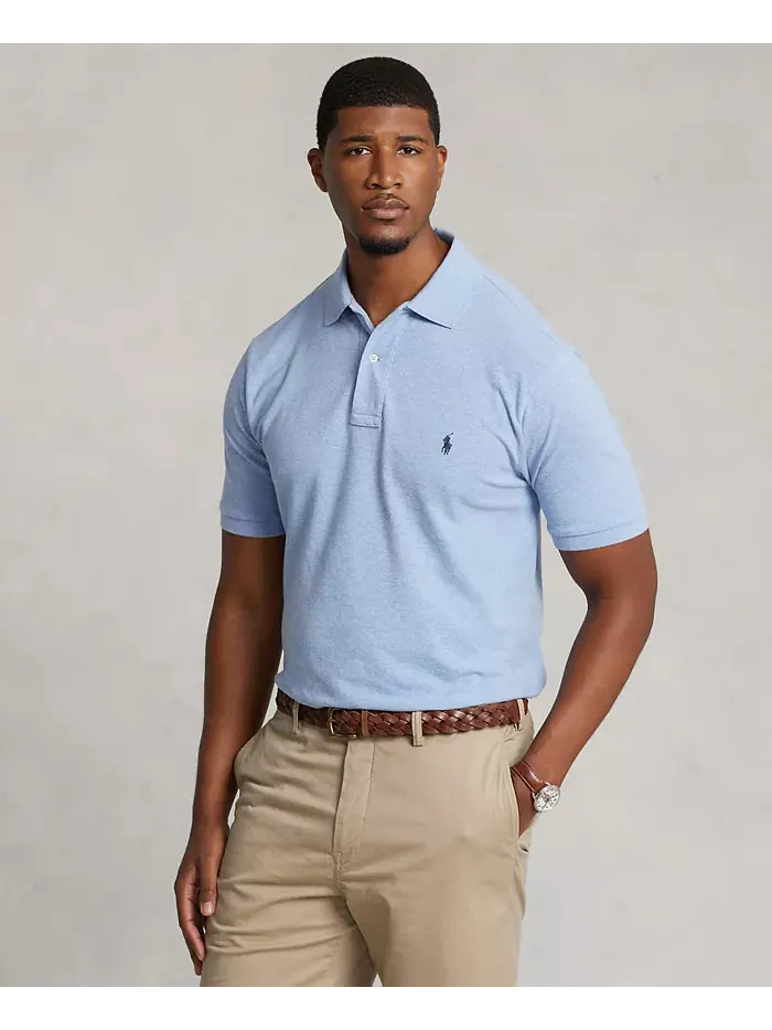 Мужская поло The Iconic Mesh большого и высокого размера Polo Ralph Lauren — изображение 1 из 4