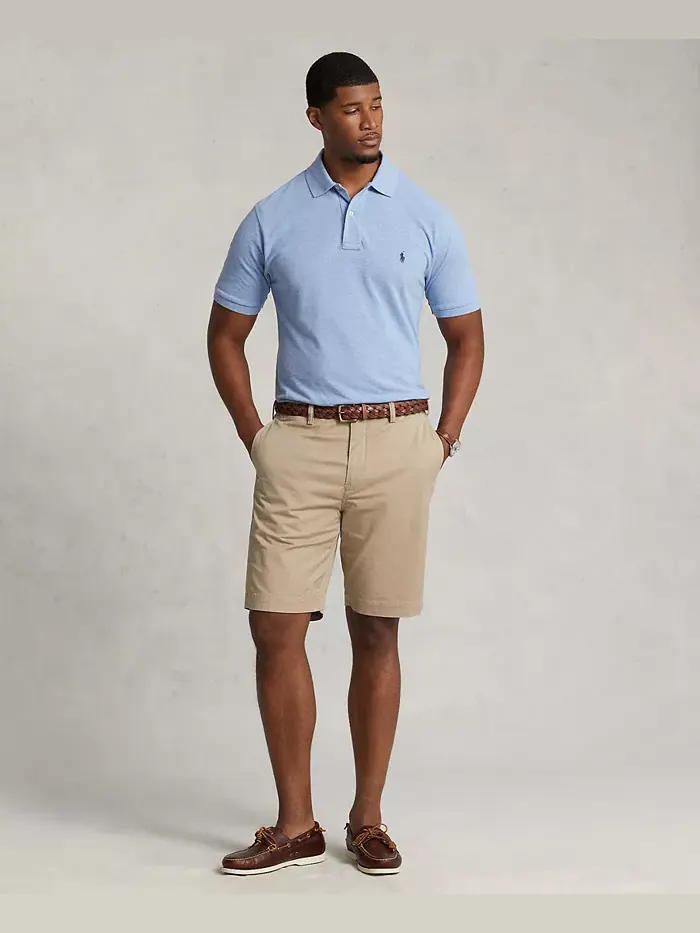 Мужская поло The Iconic Mesh большого и высокого размера Polo Ralph Lauren — изображение 4 из 4