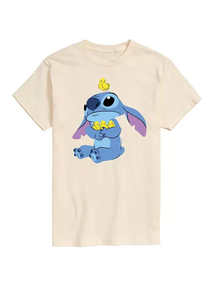 Мужские футболки с коротким рукавом Lilo and Stitch AIRWAVES — изображение 1 из 2, бежевый хаки