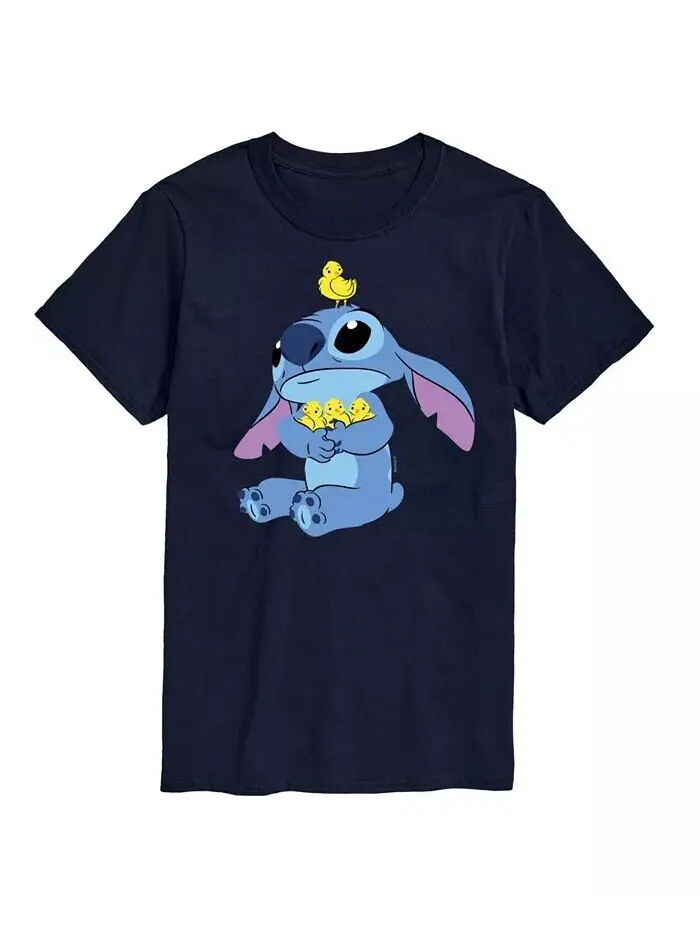 Мужские футболки с коротким рукавом Lilo and Stitch AIRWAVES — изображение 1 из 4, синий