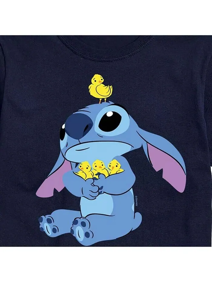 Мужские футболки с коротким рукавом Lilo and Stitch AIRWAVES — изображение 3 из 4, синий