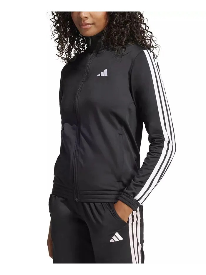 Женская трикотажная спортивная куртка с тремя полосками adidas
