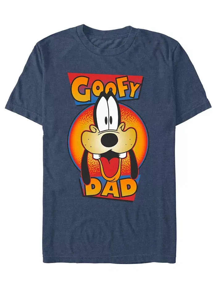 Мужская футболка с коротким рукавом Goofy dad Mickey Fifth Sun — изображение 1 из 2, темно-синий