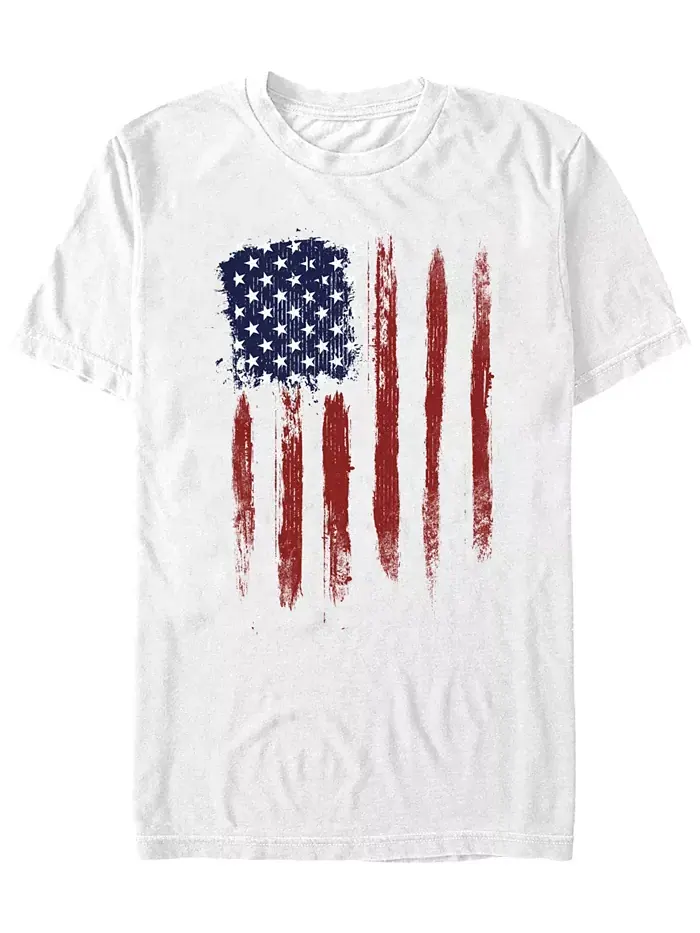 Мужская футболка с коротким рукавом American Grunge Generic Additude — белый