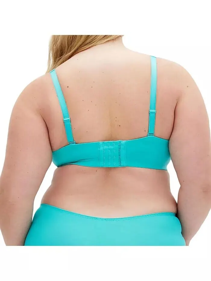 Бюстгальтер Adore Push Up размера Plus CITY CHIC — изображение 2 из 3, зеленый