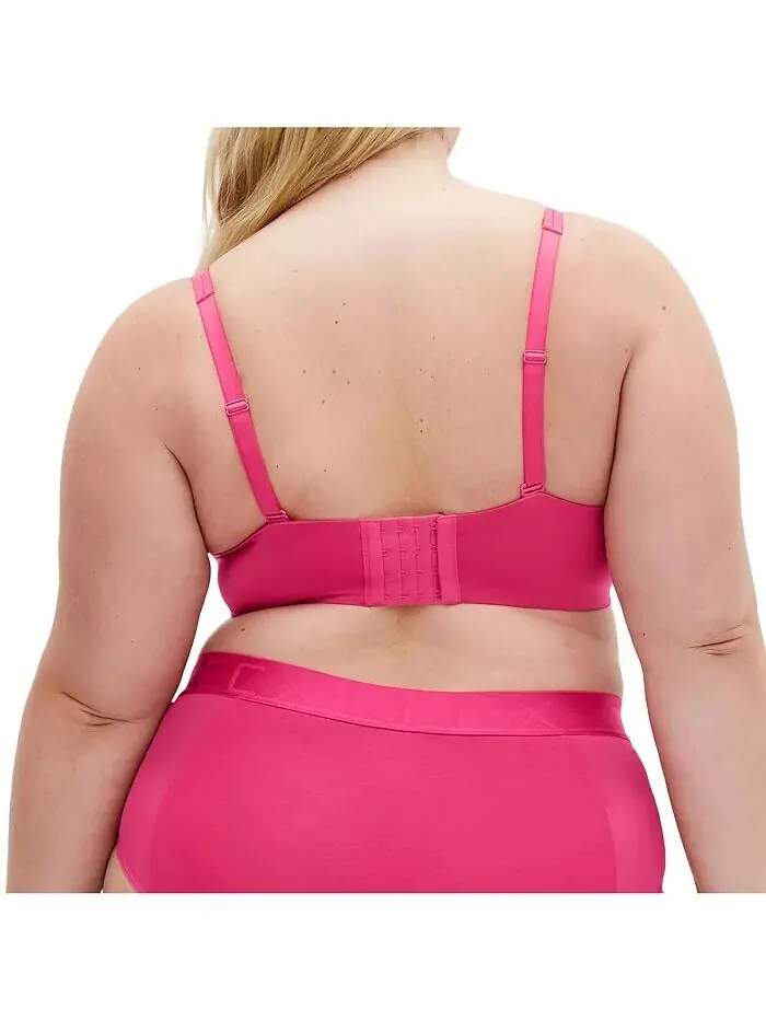 Бюстгальтер Adore Push Up размера Plus CITY CHIC — изображение 3 из 3, азалея